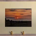 5 x 7" photograph in white gallery mat border