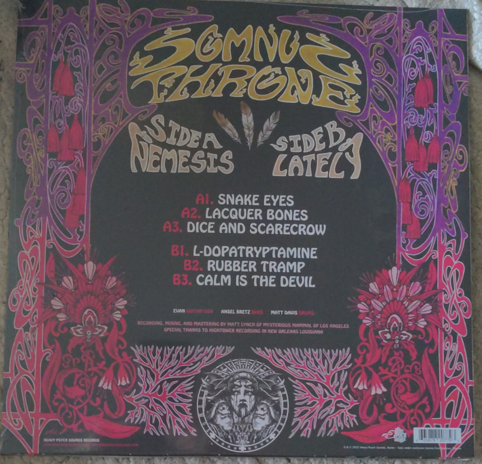 Somnus Throne Nemesis Lately Sealed LP limited edition