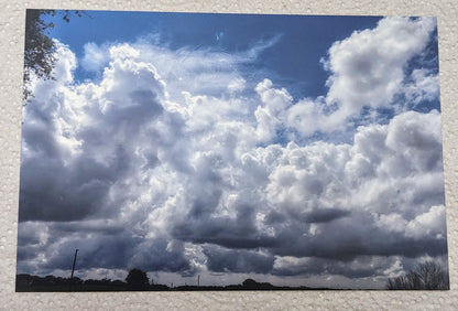 Clouds postcard