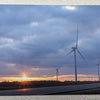 Wind turbine postcard