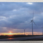 Wind turbine postcard