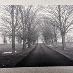 Black and white postcard