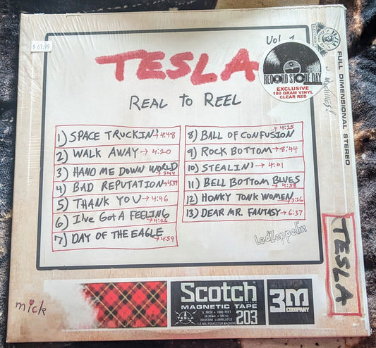 Tesla Real To Reel Volume 1 Sealed Record Album