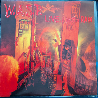 WASP Live in the Raw LP Record