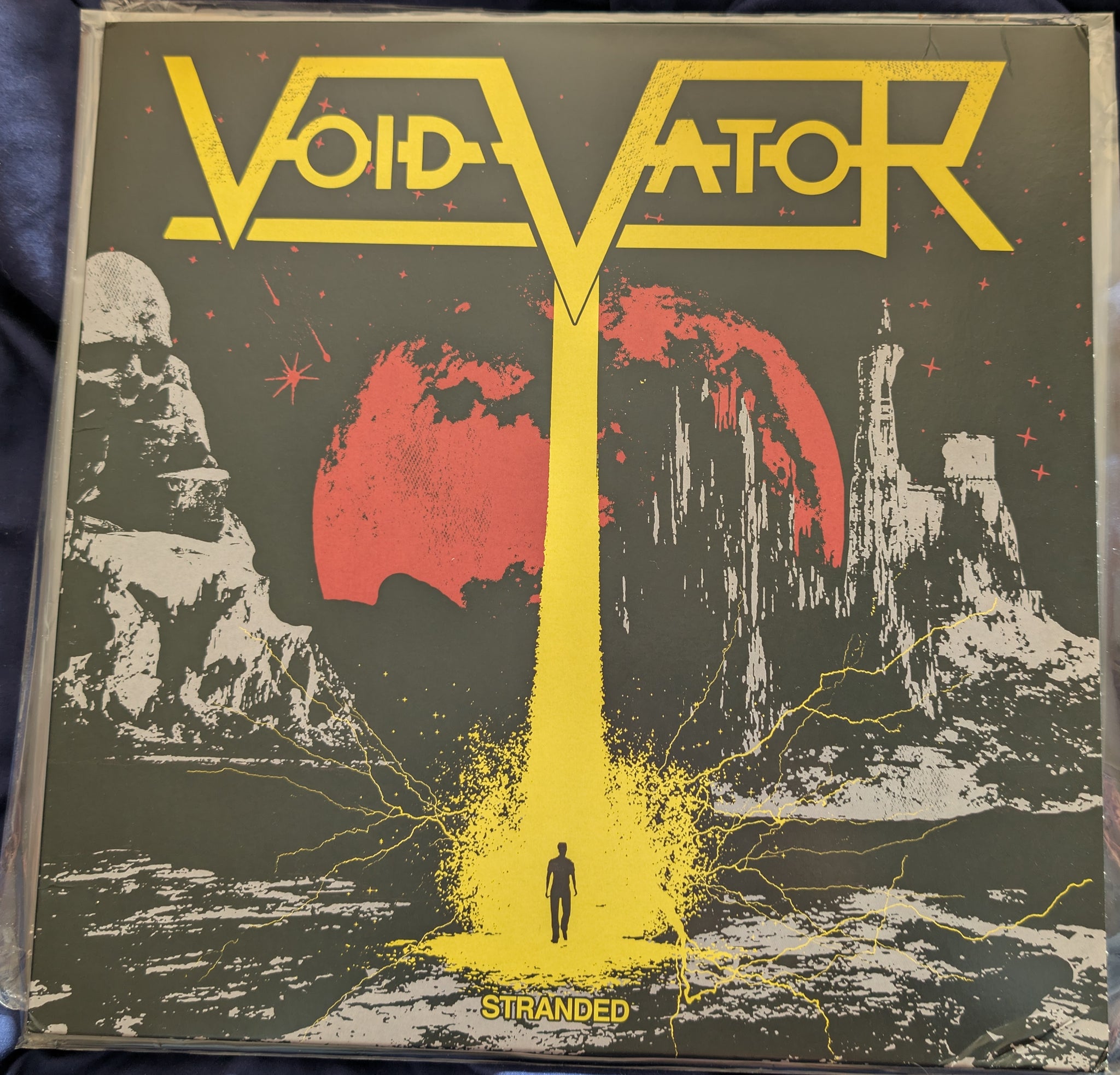 Void Vator Stranded 45 rpm album stereo label Ripple Music