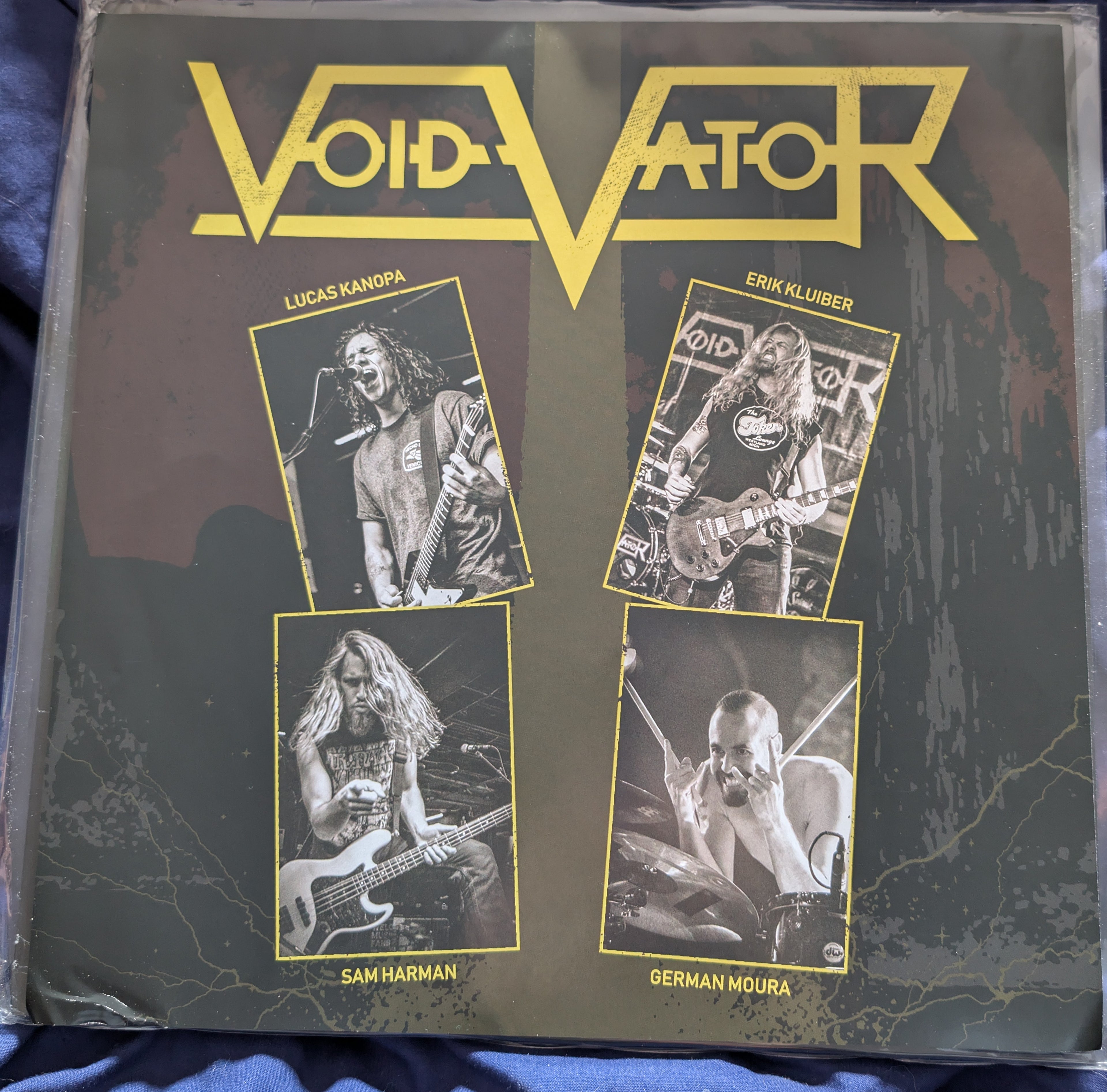 Void Vator Stranded 45 rpm album stereo label Ripple Music