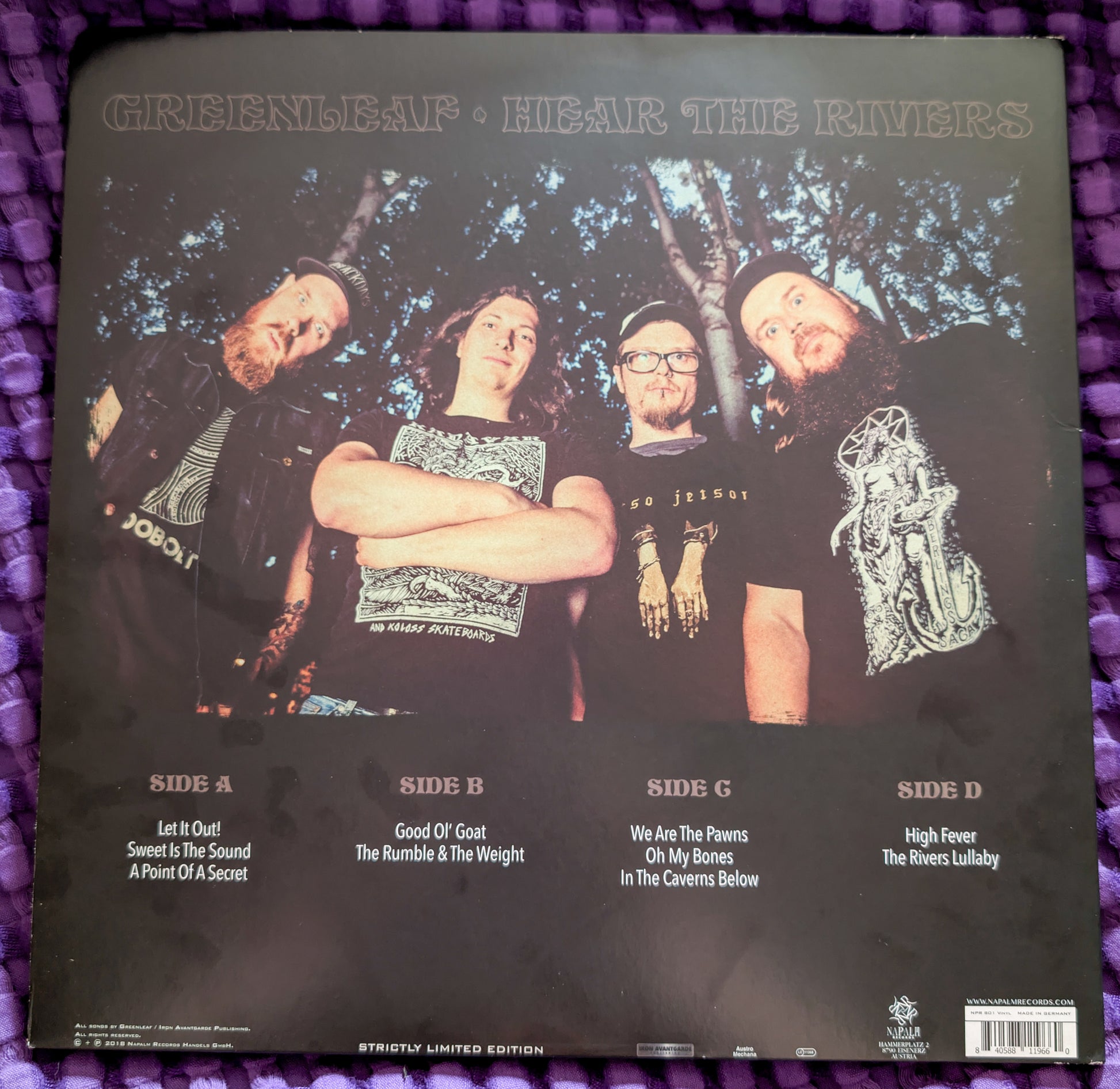 Greenleaf- Hear the Rivers vinyl lp