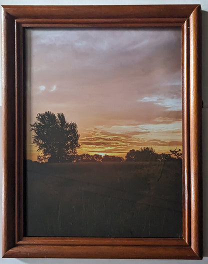 Framed 8 x 10" photograph Sunrise