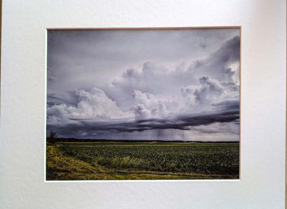 Landscape photograph shelf cloud